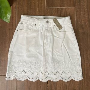 JCrew Denim Skirt Size 24 NWT